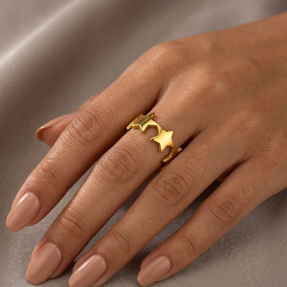 Adjustable Star Ring