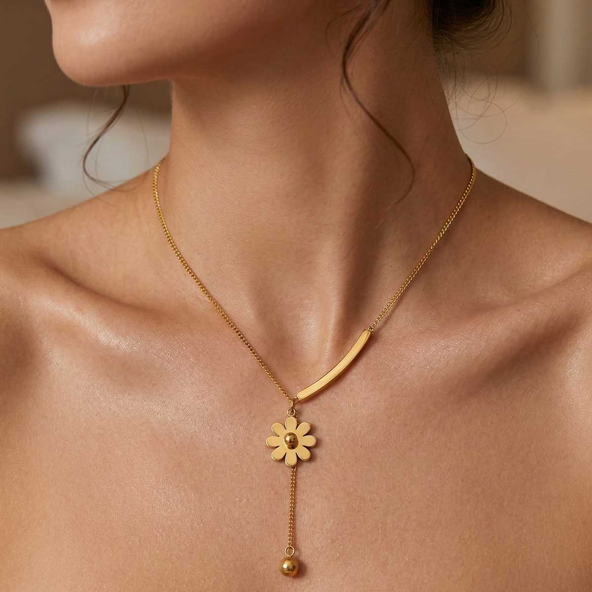 Riviera Flower Necklace