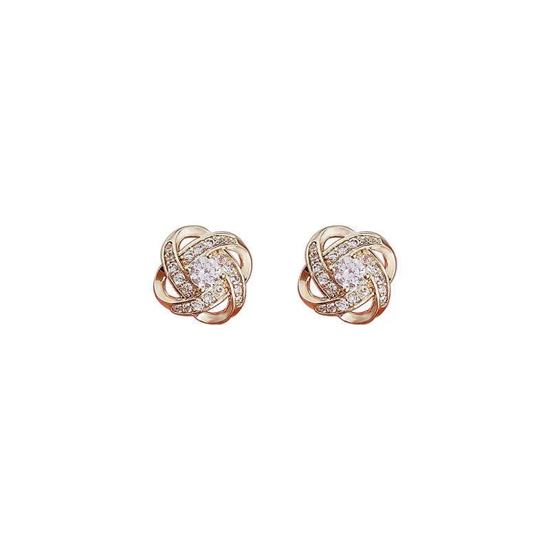 Greece Luxe Earring Studded with Zirconia