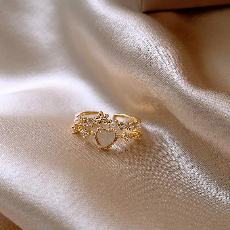 Ibiza Adjustable Heart Ring