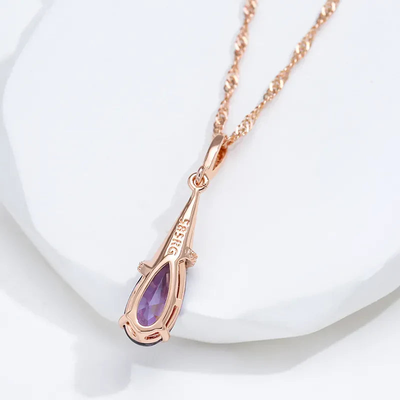 Empire Zirconia Set Necklace