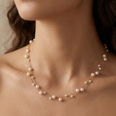 This Glamorous Double Pearl Necklace