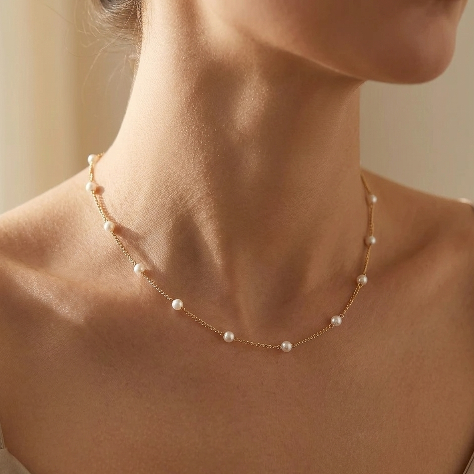 Pearl Choker Necklace