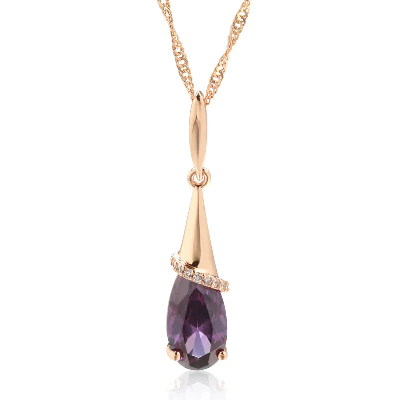 Empire Zirconia Set Necklace