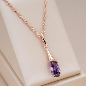 Empire Zirconia Set Necklace