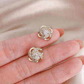 Greece Luxe Earring Studded with Zirconia
