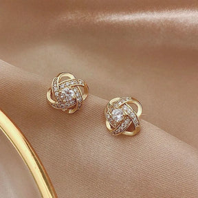 Greece Luxe Earring Studded with Zirconia
