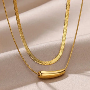Vintage Charming Double Necklace