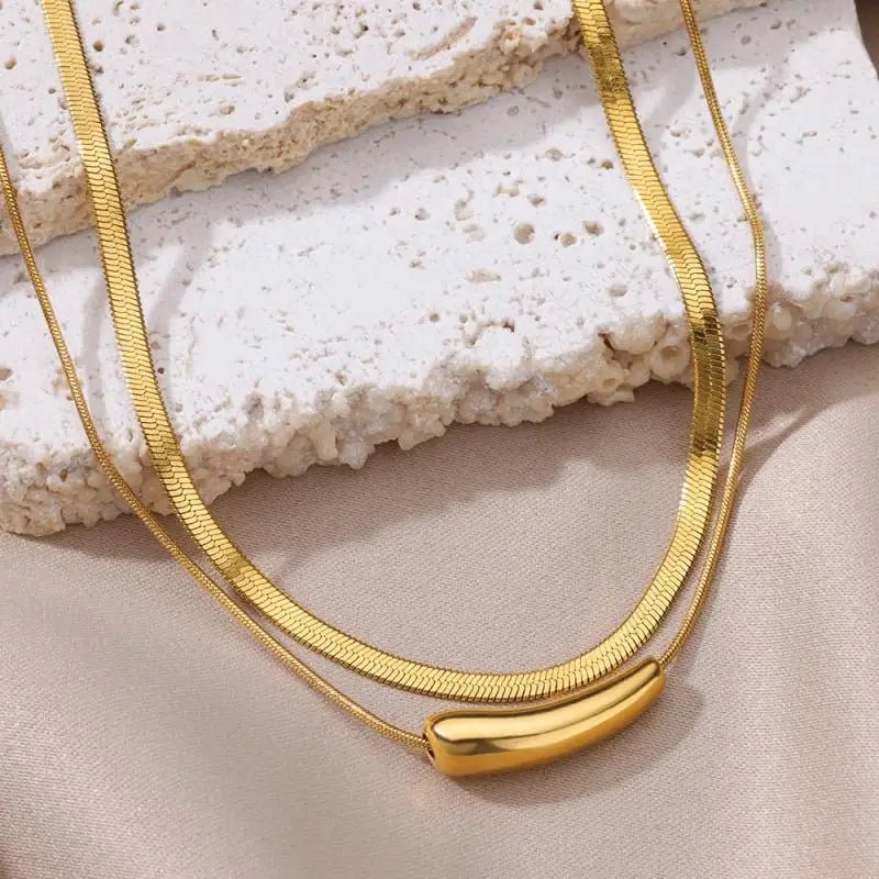 Vintage Charming Double Necklace