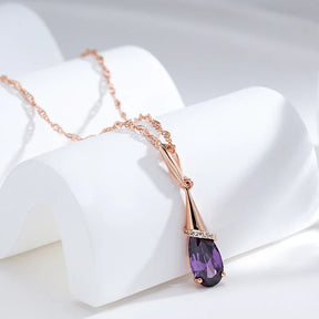 Empire Zirconia Set Necklace