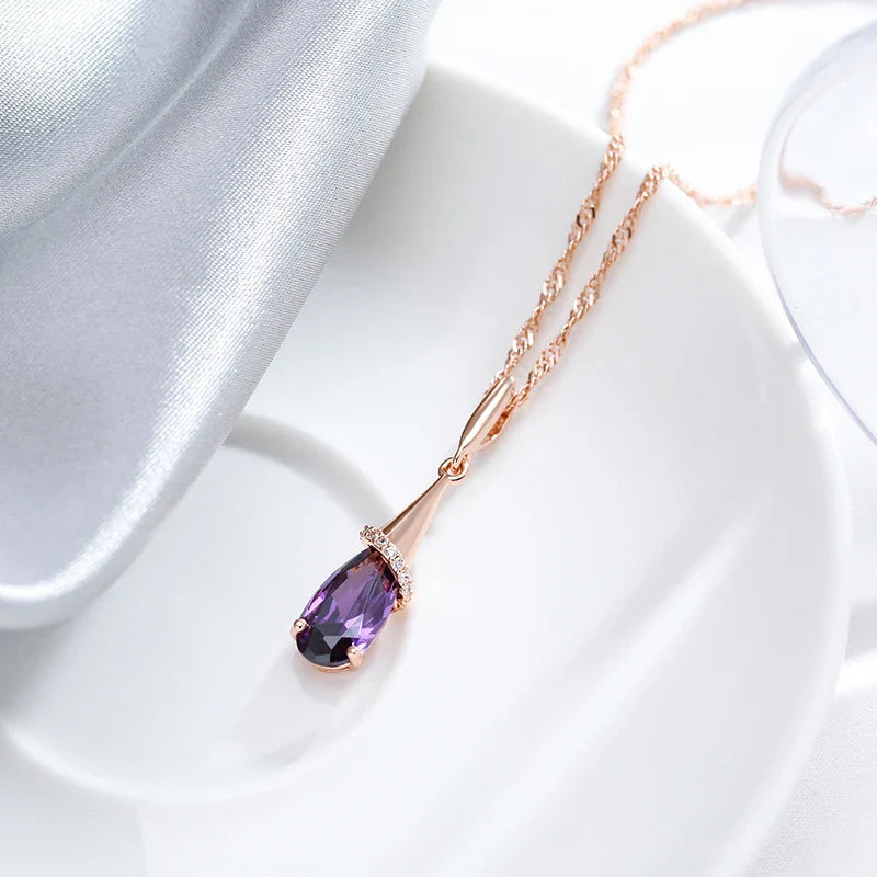 Empire Zirconia Set Necklace