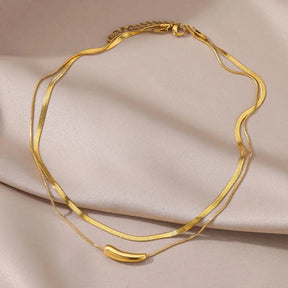 Vintage Charming Double Necklace
