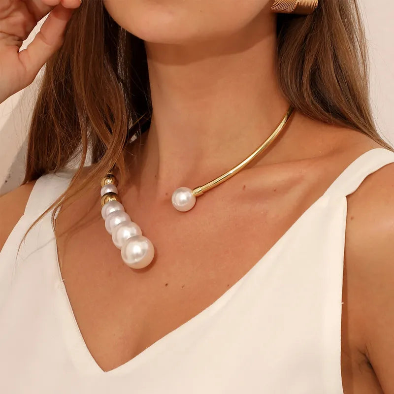 18K Gold Pearl Necklace