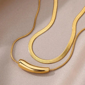 Vintage Charming Double Necklace